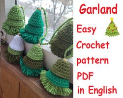 Christmas tree garland Easy Pettern PDFin English