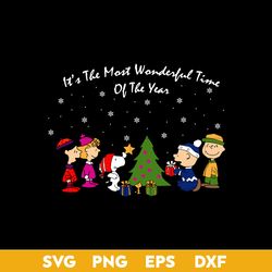 It's The Most Wonderful Time Of The Year SVG, Snoopy Christmas SVG File