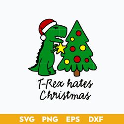 T Rex Hates Christmas SVG, Merry Christmas SVG