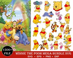 Winnie the Pooh SVG, pooh svg, Piglet svg, Tigger svg, Eeyore svg, Winnie the Pooh Birthday, tshirt svg