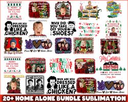 Home Alone bundle, Christmas characters PNG bundle, Christmas sublimation