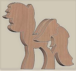 Digital Template Cnc Router Files Cnc Pony Files for Wood Laser Cut Pattern