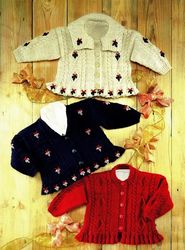 Digital | Crochet cardigans for girls | We knit children's knitwear | Knitting for children | Knitted clothes | PDF