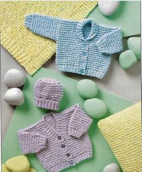 Digital | Crochet cardigans, hat, blanket, pillow | We knit children's knitwear | Knitting for children | PDF