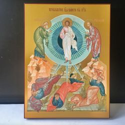 Transfiguration of Christ |  High quality serigraph icon on wood | Size: 24 x 18 x 2 cm (10"x 7")