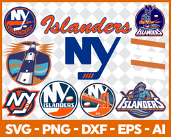 New York Islanders Bundle SVG, New York Islanders SVG, Hockey Teams SVG, NHL SVG.