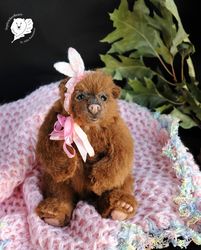 Realistic toy bear cub Biba