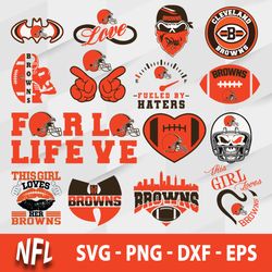 Cleveland Browns NFL Bundle SVG, Cleveland Browns SVG, NFL SVG, Sport SVG