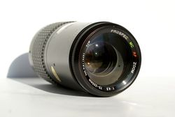 tested ProSpec Zoom 4.5/75-200 MC AF lens for SLR Sony A Minolta A mount Japan