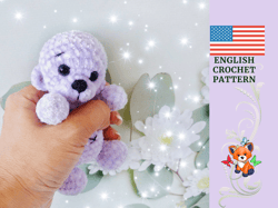 Teddy stuffed bear crochet pattern \ Realistic plushie animals crochet amigurumi pattern \ Mini bear soft toy pattern