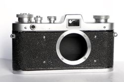 Zarya body rangefinder scale focus USSR film camera FED M39 mount