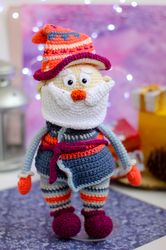 Crochet Pattern Christmas Gnome  Santa Claus Amigurumi Decor