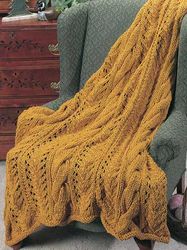 vintage afghan knitting pattern, blanket knitting pattern pdf, vintage knitting pattern diagonal elegant afghan.