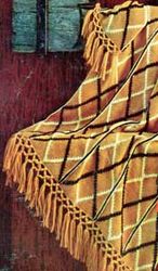 Vintage Afghan Knitting Pattern, Simple Blanket Knitting Pattern, Blanket Knitting Pattern PDF, Knit Aran Afghan Pattern