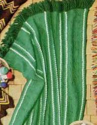 Vintage Afghan Knitting Pattern, Striped Afghan Pattern, Blanket Knitting Pattern PDF, Knit Aran Afghan Pattern