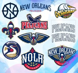 New Orleans Pelicans SVG, Svg File , Basketball Team svg, Basketball svg, NBA svg, NBA logo, NBA Teams Svg, Png, Dxf