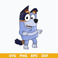 Uncle Stripe Bluey SVG, Bluey SVG, Cartoon SVG PNG DXF EPS Digital File.