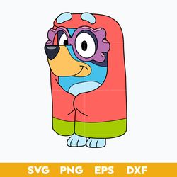 Granny Janet SVG, Bluey SVG, Cartoon SVG PNG DXF EPS File.