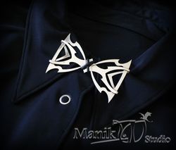 Bow tie Fire Dragon | Metal bow-tie | Bow tie for the wedding | Tie jewelry