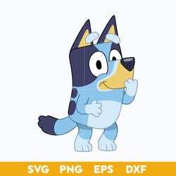 Bluey SVG, Bluey Cartoon SVG, Cartoon SVG PNG DXF EPS Digital File.