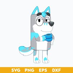 Trixie Heeler Bluey SVG, Bluey SVG, Cartoon SVG PNG DXF EPS Digital File
