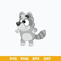 Bluey Fox SVG, Bluey SVG, Cartoon SVG PNG DXF EPS Digital File.