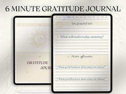 Digital Gratitude Journal- 368 daily gratitude pages- Manifistation- iPad Digital Planner- Daily Reflection- GoodNotes