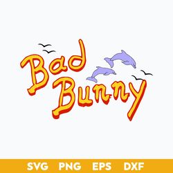 Bad Bunny Font SVG, Un Verano SVG, PNG DXF EPS Digital File
