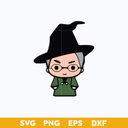 Minerva McGonagall SVG, Harry Potter Character SVG, Movies SVG File