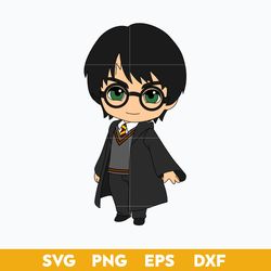 Harry Potter Chibi SVG, Harry Potter Movies SVG, Cartoon SVG