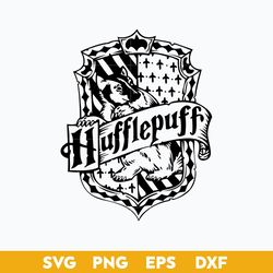 Hufflepuff Outline SVG, Hufflepuff House Emblem Harry Potter Magnet SVG, Movies SVG