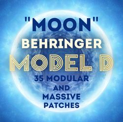 Behringer Model D "Moon" - 35 Modular Patches