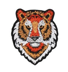 Patch/Thermal application for any clothes or accessory Tiger, 8.1*6.3cm (Patch/Chevron/Heat-on sticker)