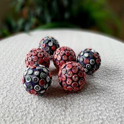 pink decorative balls for bowl set for table decor vase filler balls