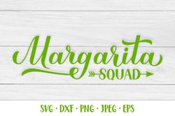 Margarita squad SVG. Funny drinking quote