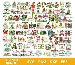 Grinch Christmas Bundle SVG, Grinch Bundle SVG, Grinch SVG, Christmas SVG