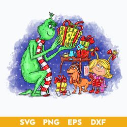 The Grinch Christmas Gift PNG, Friend Grinch  PNG, Grinch Christmas PNG