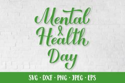 Mental Health Day SVG