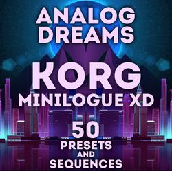 Korg Minilogue XD "Analog Dreams" 50 Presets & 26 Sequences