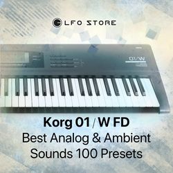 Korg 01 W fd - Best Analog & Ambient Sounds 100 Presets