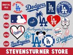 Los Angeles Dodgers SVG Bundle, Los Angeles Dodgers SVG, MLB SVG, Sport SVG Digital File
