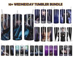 Addams Family - Wednesday - Tumbler Wrap PNG - 20oz Digital Download PNG Inst DIGITAL Only Tumblers