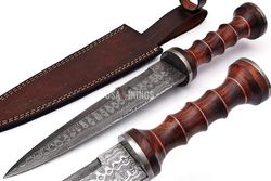 custom damascus knife handmade hunting knife, damascus hunting knife ,hand forged knife, damascus steel knife, knife