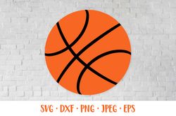 Basketball ball SVG cut file. Sports SVG