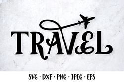 Travel SVG. Hand lettered logo design