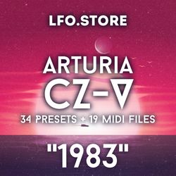 Arturia CZ V - "1983" Soundset 34 Presets 19 Midi Files