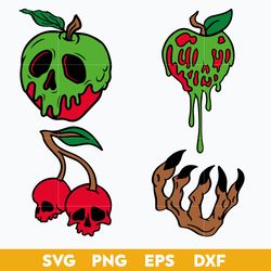 Poison Apple Bundle SVG, Halloween SVG, Spooky Season SVG, Trick Or Treat SVG Digital File