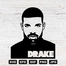 Drake SVG Cutting Files, Rapper Digital Clip Art, Files for Cricut and Silhouette