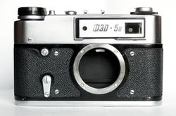 FED 5B 5V USSR 35 mm rangefinder camera body M39 mount