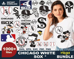 White Sox Logo SVG, Chicago White Sox PNG Logo, White Sox SVG Cut Files, MLB Logo